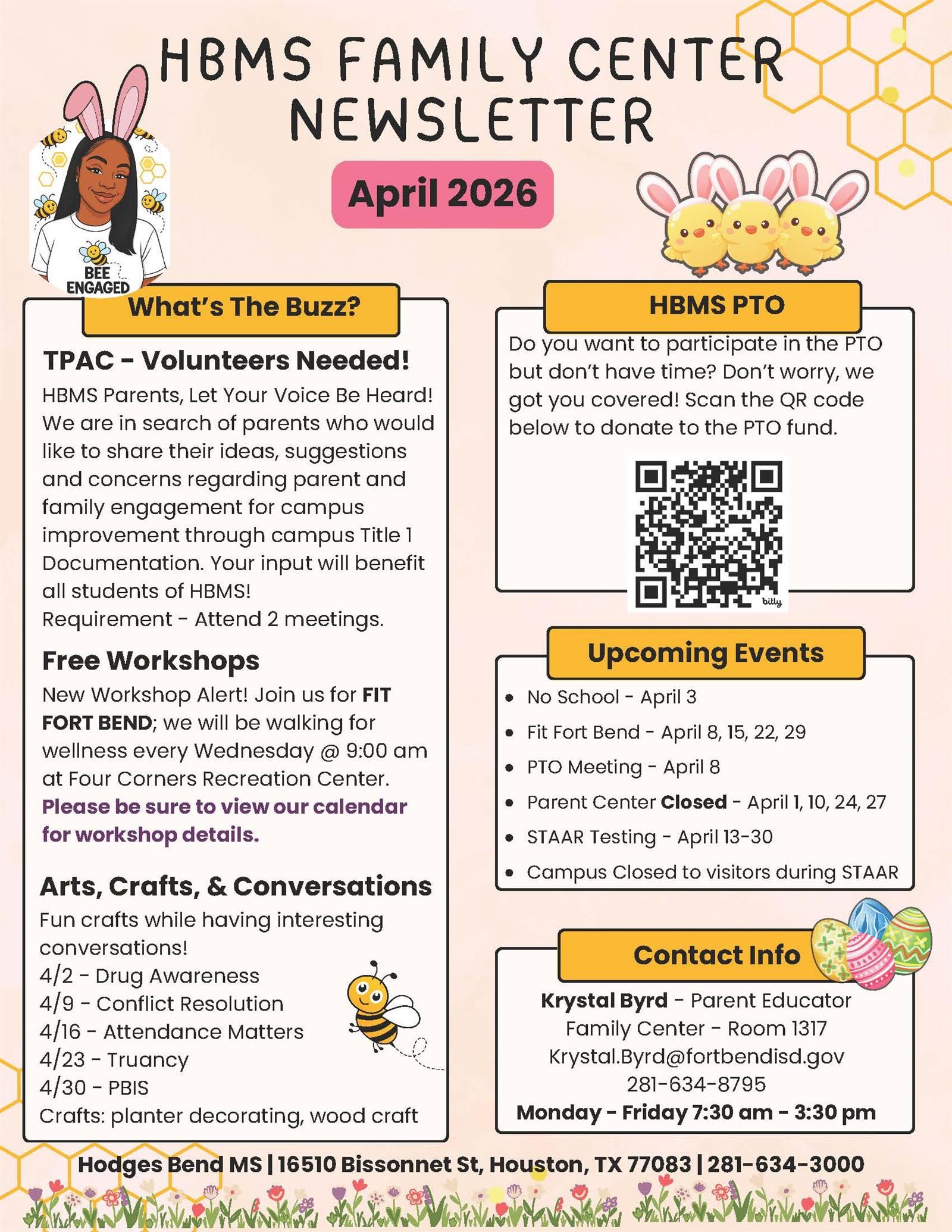  Family Center Monthly Newsletter